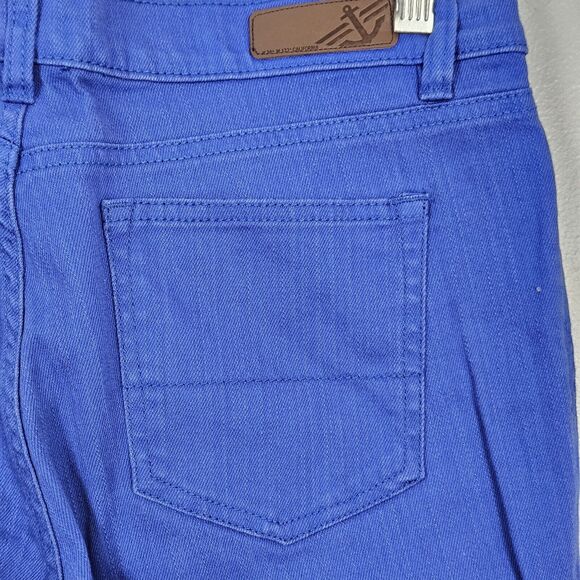 Dockers Women's Indigo Blue 6 Denim Jeans 31x31 Straight Leg Skinny Low Mid-Rise - Picture 9 of 9